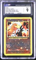2001 Pokemon Black Star Promos - WotC Entei Spell of the Unown: Entei (Reverse Holo) #34 CGC 9