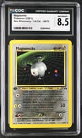 2001 Pokemon Neo Discovery - 1st Ed. Magnemite #26/75 CGC 8.5