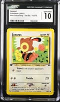 2001 Pokemon Neo Discovery - 1st Ed. Sentret #63/75 CGC 10