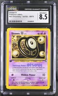 2001 Pokemon Neo Discovery - 1st Ed. Unown O #69/75 CGC 8.5