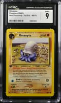 2001 Pokemon Neo Discovery - 1st Edition Omanyte #60/75 CGC 9