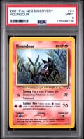 2001 Pokemon Neo Discovery Houndour #24 PSA 9
