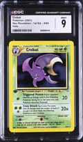 2001 Pokemon Neo Revelation - 1st Edition Crobat Holo #4/64 CGC 9