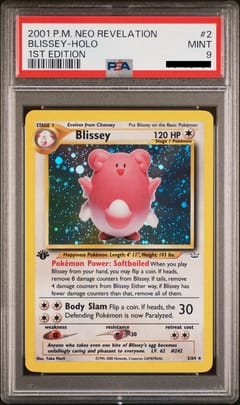2001 Pokemon Neo Revelation #2 Blissey-Holo 1st Edition