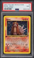 2001 Pokemon Neo Revelation Entei-Holo 1st Edition #6 PSA 9