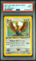 2001 Pokemon Neo Revelation Ho-Oh 1st Edition #18 PSA 9