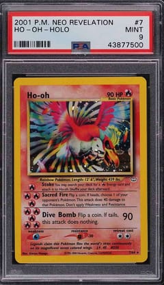 2001 Pokemon Neo Revelation Ho-Oh-Holo #7 PSA 9