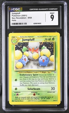 2001 Pokemon Neo Revelation Jumpluff Holo #9/64 CGC 9