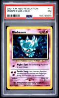 2001 Pokemon Neo Revelation Misdreavus-Holo #11 PSA 7