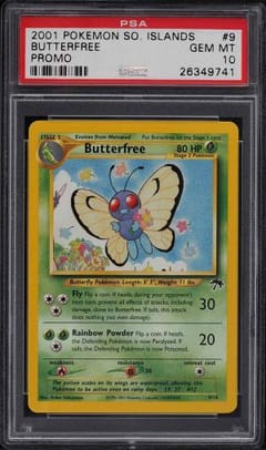 2001 Pokemon Southern Islands Promo Butterfree #9 PSA 10
