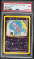 2001 Pokemon Southern Islands Promo Mew-Holo #1 PSA 7