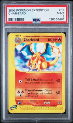 2002 Pokemon Expedition Charizard #39 PSA 9