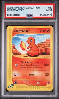 2002 Pokemon Expedition Charmander #97 PSA 9
