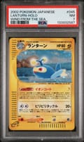 2002 Pokemon Japanese Wind From the Sea Lanturn-Holo Wind From the Sea #045 PSA 7