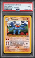 2002 Pokemon League Promo Black Star Machamp #43 PSA 9