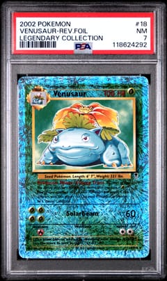 2002 Pokemon Legendary Collection #18 Venusaur-Reverse Foil