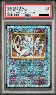 2002 Pokemon Legendary Collection #29 Mewtwo-Reverse Foil