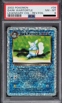 2002 Pokemon Legendary Collection #39 Dark Wartortle-Reverse Foil