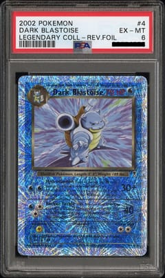 2002 Pokemon Legendary Collection #4 Dark Blastoise-Reverse Foil