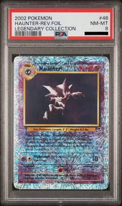 2002 Pokemon Legendary Collection #46 Haunter-Reverse Foil
