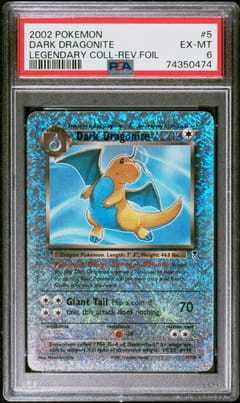 2002 Pokemon Legendary Collection #5 Dark Dragonite-Reverse Foil