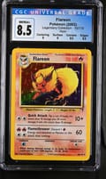 2002 Pokemon Legendary Collection Flareon Holo #10/110 CGC 8.5