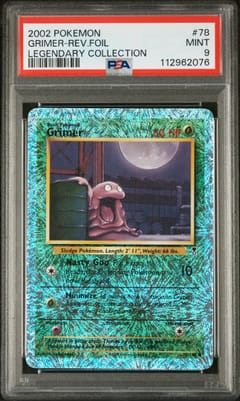 2002 Pokemon Legendary Collection Grimer-Reverse Foil #78 PSA 9