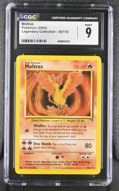 2002 Pokemon Legendary Collection Moltres #30/110 CGC 9
