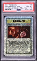 2002 Pokemon Legendary Collection Mysterious Fossil-Reverse Foil #109 PSA 10