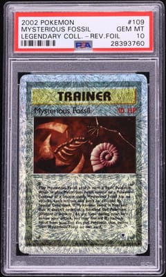 2002 Pokemon Legendary Collection Mysterious Fossil-Reverse Foil #109 PSA 10