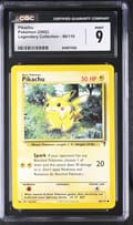 2002 Pokemon Legendary Collection Pikachu #86/110 CGC 9