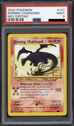 2002 Pokemon Neo Destiny #107 Shining Charizard
