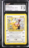 2002 Pokemon Neo Destiny - 1st Ed. Girafarig #66/105 CGC 7.5