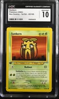 2002 Pokemon Neo Destiny - 1st Edition Sunkern #83/105 CGC 10