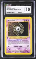 2002 Pokemon Neo Destiny - 1st Edition Unown H #28/105 CGC 10