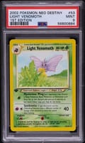 2002 Pokemon Neo Destiny Light Venomoth 1st Edition #53 PSA 9