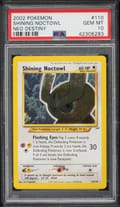 2002 Pokemon Neo Destiny Shining Noctowl #110 PSA 10