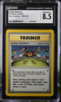 2002 Pokemon Neo Destiny - Unlimited Lucky Stadium #100/105 CGC 8.5