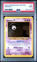 2002 Pokemon Neo Destiny Unown C #57 PSA 9