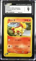 2002 Pokemon Wind from the Sea Japanese Ponyta 1st Edition #024/087 CGC 9