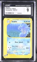 2003 Pokemon Aquapolis Seadra #58/147 CGC 9