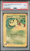 2003 Pokemon Aquapolis Spinarak #111 PSA 9