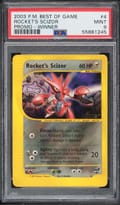 2003 Pokemon Best of Game Promo Rocket's Scizor Winner #4 PSA 9