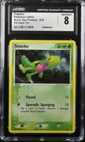 2003 Pokemon Black Star Promos - Nintendo Treecko EX Deck Tin (Cosmos Holo) #016 CGC 8