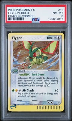 2003 Pokemon Ex Dragon Flygon-Holo Cosmos #15 PSA 8
