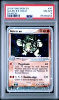 2003 Pokemon Ex Dragon Golem Ex-Holo #91 PSA 8