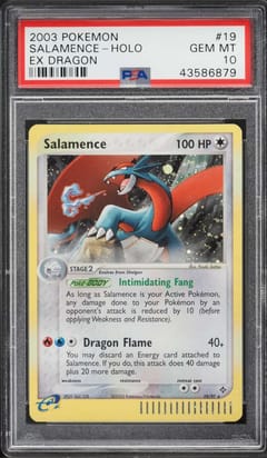 2003 Pokemon Ex Dragon Salamence-Holo Cosmos #19 PSA 10