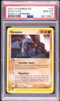 2003 Pokemon Ex Ruby & Sapphire Nosepass #18 PSA 10