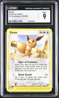 2003 Pokemon EX Sandstorm Eevee #63/100 CGC 9