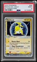 2003 Pokemon Ex Sandstorm Raichu Ex-Holo #98 PSA 9